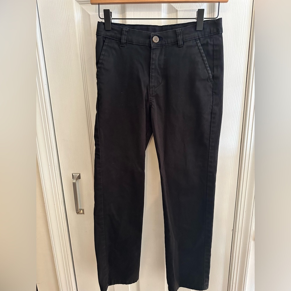 Nautica Black School Uniform Pants Boys Size 12